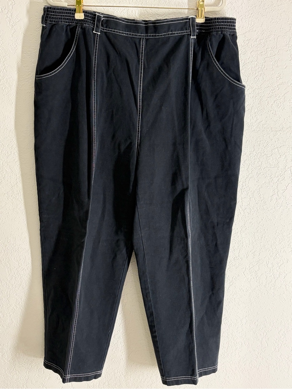 Carole Little Vintage 90s 2 Pc Set Jacket Pants 20W 100% Cotton